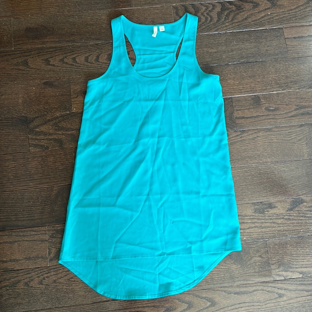 Kelly green racer back dress tank. Size XS
